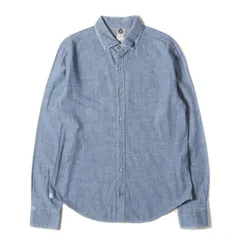 JACOB COHEN ヤコブコーエン シャツ サイズ:40 / ヴィンテージ加工 シャンブレー ボタンダウン ドレスシャツ / ブルー / トップス カジュアルシャツ 長袖【メンズ】【中古】のサムネイル