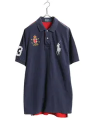 【お得なクーポン配布中!】 ビッグポニー ポロ ラルフローレン 鹿の子 半袖 ポロシャツ メンズ L / 半袖シャツ ラガーシャツ タイプ ナンバリング カットソー ラグビー