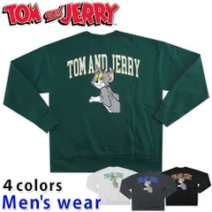 トムとジェリー 裏起毛 トレーナー メンズ スウェット ワーナー ネコ グッズ T44-100A