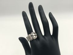 【管理番号86】 希少 エルメス 54サイズ ディアンヌ シルバー リング HERMES ベルト ヴィンテージ
