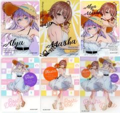 [중고] 캐릭터 카드 전 6종 세트 [가끔 보쏙과 러시아어로 데레하는 옆 아리아 씨 TSUTAYA POP UP SHOP 아크릴 카드 (블라인드)]