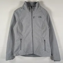 古着 ザ・ノースフェイス THE NORTH FACE トラックジャケット シェルジャケット フルジップ フリース M  グレー系 レディース