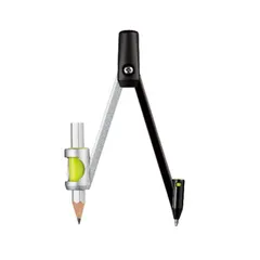 【 新品 未開封 】   クツワ はじめてのコンパス ブラック CP232BL 未使用 送料無料