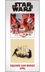 【中古】バッジ・ピンズ(男性) EP8 サーガ スクエア缶バッジ(2個セット) 「スター・ウォーズ」