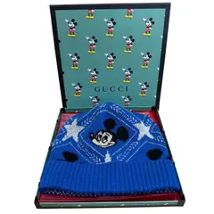 【極美品】GUCCI Disney コラボ ミッキーマウス ニット帽 グッチ ディズニー Mサイズ 帽子 um D-1