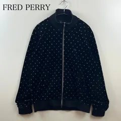 人気商品✨美品　FRED PERRY ベロアブルゾン トラックジャケット フレッドペリー FRED PERRY ベロア トラックジャケット [J8555