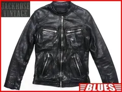 ジャックローズ ライダース ジャケット メンズ XL 黒 4 シングルTY230