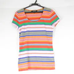 『USED』RALPH LAUREN【ラルフローレン】 ローレン ボーダーT (タグ切れ) 半袖Ｔシャツ レディース