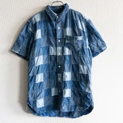 未使用品　ダブルアールエル　RRL パッチワークインディゴシャツジャケット　L 希少RRL LIMITED EDITION インディゴ パッチワーク ジャケット