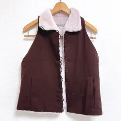 エンポリオアルマーニ EMPORIO ARMANI ベスト 茶xピンク 40サイズ 973097