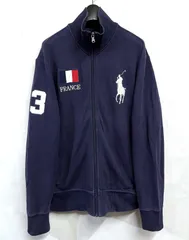 POLO RALPH LAUREN｜ポロラルフローレン ビッグポニー フランス国旗 ジップ ジャケット ブルゾン トラックジャケット スウェット