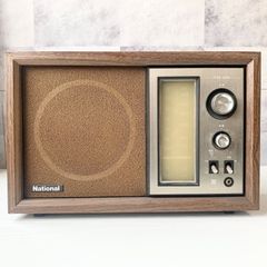 National ラジオ RE796 レトロ ブラウン 木製