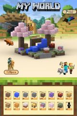 マイワールド マインクラフト レゴ マグネットキューブ 花見パーティー 桜の花