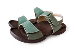 R279 リゲッタ　バックベルト付きグミサンダル　ライトブルー　S（２２．０～２２．５）