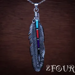 S11-シルバー ターコイズ オニキス パール ネックレス トップ インディアンジュエリー