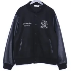 Black Eye Patch スタジャン Lサイズ ネイビー/ベージュ black eye patch スタジャン ネイビー - メルカリ