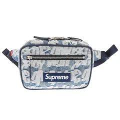 SUPREME シュプリーム 22SS Fat Tip Jacquard Denim Waist Bag ファットチップジャガード デニム ウエストバッグ インディゴ