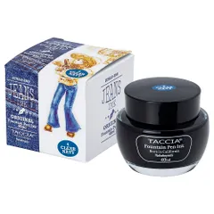 （まとめ買い）ナカバヤシ TACCIA 万年筆用インク すなおいろ ジーンズインク 40ml 4 クリアネイビー TFPI-WD401-4 【3個セット】