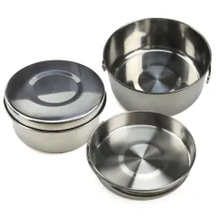 キャンプ用鍋 クッカー セット アウトドアクッカー４点セット アルミ合金キャンプ キャンプ用 調理器具 バーベキュー BBQ (トクトヨ)Tokutoyo