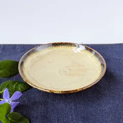 生成りの小皿       【手仕事　窯元　和陶器　民藝】