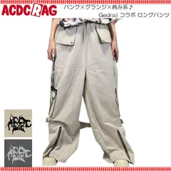 ACDC RAG エーシーディーシーラグ Cryptid Corpse パンツ ボンデージ 10分丈 原宿 原宿系 ファッション ゲドラジ Gedraji グランジ パンク ロック pe-ged-pt-01のサムネイル