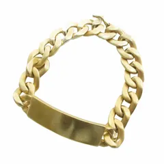 メゾンマルジェラ Maison Margiela 22AW Anonymous I.D Bracelet シルバー925 ブレスレット バングル アクセサリー ゴールド 5 SI8UY0004 0622のサムネイル