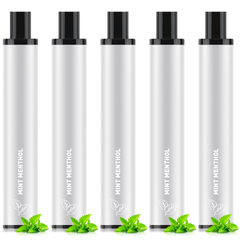 DBL STICK PLUS 電子タバコ 使い捨て VAPE ミントメンソール 7500回吸引可能 ベイプ 爆煙 水蒸気タバコ 禁煙パイポ ニコチンゼロ タバコカプセル装着可 オートスイッチ 5本