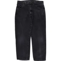 古着 ラスラー RUSTLER ブラックデニム テーパードデニムパンツ メンズw33相当/eaa507869