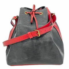 【鑑定済】ルイヴィトン　エピ　プチノエ　ショルダーバッグ　ハンドバッグ　ノワール Louis Vuitton ヴィトン プチノエ ノワール エピ ワンショルダー