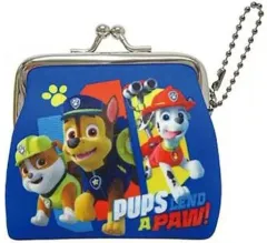 【中古】財布・パスケース ブルー ミニがまぐち2 「パウ・パトロール」
