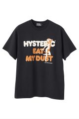 HYSTERIC GLAMOUR ヒステリックグラマー 02251CT09 EAT MY DUST Tシャツ BLACK 正規通販 メンズ