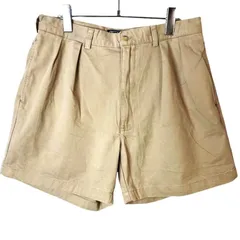 ポロバイラルフローレンPolo by ralph laurenツータックポロチノショーツハーフパンツショートパンツチノパンANDREW PANTアンドリューパンツ無地ベージュvintageヴィンテージ40816のサムネイル