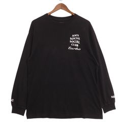 NEIGHBORHOOD x ANTI SOCIAL SOCIAL CLUB / ASSC. TURBO/C‐TEE. LS ネイバーフッド アンチ ソーシャル ソーシャル クラブ ロゴ Tシャツ 181GEASN-LTM01S 表記サイズL　【2407】