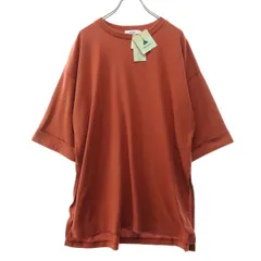 未使用 niko and... ニコアンド 7分袖 UVケア Tシャツ FREE オレンジ レディース 古着