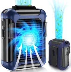 腰ベルト扇風機 ベルトファン 空調服ファン 携帯扇風機 USB充電式 ジェットファン ポータブルファン 大容量4000mAh 長時間動作 風向きが調節できる 両手解放 ミニ 扇風機 腰ベルトファン 腰掛け扇風機 首掛け 静音 アウトドア/屋外作業 熱中症対策