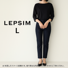 AB0206【送料無料】LEPSIM レプシィム　スリムデニムストレートジーンズ　レディース　Lサイズ　春　夏　秋　冬