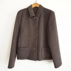 極美品　マドモアゼルノンノン　一枚仕立て　フラノジャケット38(M)カーキグレー 2025年最新】マドモアゼルノンノンの人気アイテム - メルカリ