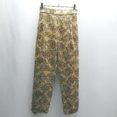 ◇ BEAUTY&YOUTH UNITED ARROWS ペイズリー柄 イージーパンツ サイズS ブラウン系 ベージュ レディース E  【1408220004454】