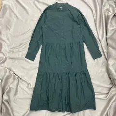 H BEAUTY&YOUTH ユナイテッドアローズ　ロングワンピース　M カーキ　緑　日本製