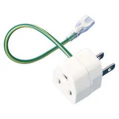 （まとめ買い）サンワサプライ 3P→2P変換アダプタ TAP-AD1N(052) 【5個セット】