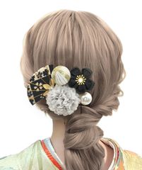 新着商品】Lulu's ルルズ 花簪のUピン・ヘッドドレス ゴールド