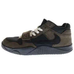 NIKE (ナイキ) ×Travis Scott Jordan Jumpman Jack TR CJ1 T-Rexx Black and Dark Mocha トラヴィススコット ジャンプマンジャック ローカットスニーカー FZ8117-204