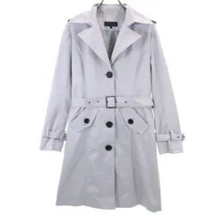 アイシービー トレンチコート 38 グレー系 iCB レディース 古着 【240413】