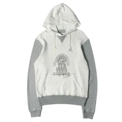 Maison Martin Margiela メゾンマルタンマルジェラ インサイドアウト カレッジ プリント スウェットパーカー 再構築 グレー 46 イタリア製のサムネイル