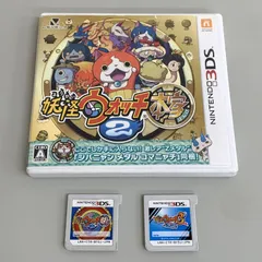 GT1【現状品】Nintendo 3DS ソフト 妖怪ウォッチ 3点セット 妖怪ウォッチ2 本家 真打 妖怪ウォッチ3 SUSHI