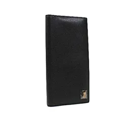 ダンヒル 未使用 二つ折り 長札入れ 未使用 レザー ブラック 中古 Sランク