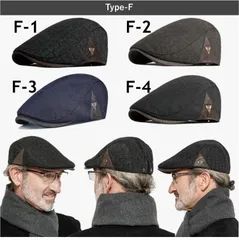 ハンチング 帽子 メンズ キャスケット ベレー帽 ハンチング キャップハット 防寒 秋冬 TYPEF