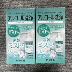 【未使用】PROION アルコール洗浄 ハンドミスト 500ml × 2本セット ヒアルロン酸・アロエエキス配合