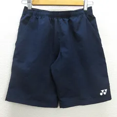H■ヨネックス/YONEX VERY COOL ハーフパンツ スポーツショーツ 卓球 バドミントン【M】紺/MENS■80【中古】