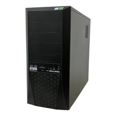 Thirdwave GALLERIA XF デスクトップ パソコン i7-9700K 16GB HDD 2TB SSD 512GB RTX 2070 SUPER win11 中古 M10040786
